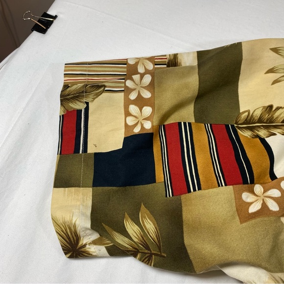 Pierre Cardin Tropical Shirt Button Down Palm trees XXL Short Sleeve Party Shirt - Picture 9 of 10